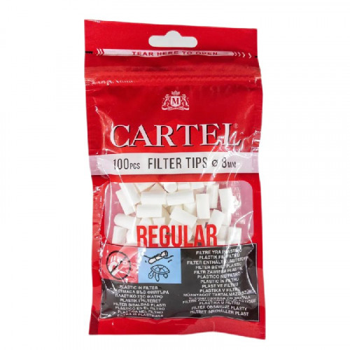 Cartel Regular 8 мм (красные) (100 шт)